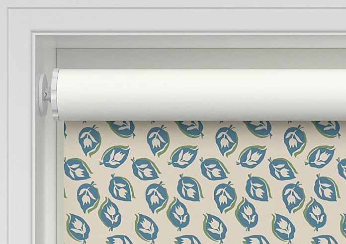 Land & Shore Seedling (Blackout), Teal - Twist&Fit Roller Blind - Image 9